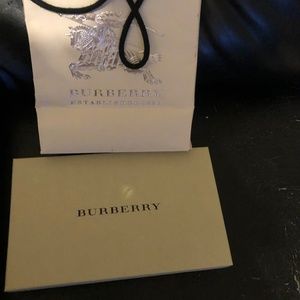 Authentic black Burberry wallet